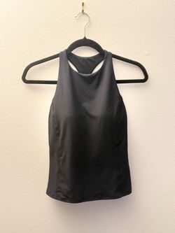 Women’s X-Small/Small Black Racerback Athletic Tank Top