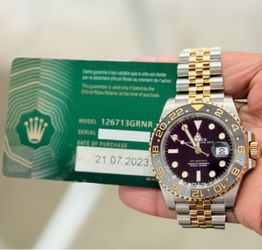 2023 Rolex 40mm GMT Master II Zombie-W/Card