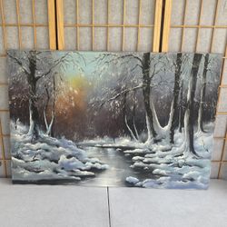 Beautiful Hand Painted Oil Decorative Painting