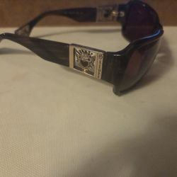 Silver Dagger Sunglasses Lili Tortoise Brown Gold Heart Crown 62 17 125 