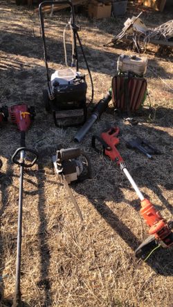 Gas powered tools/ electric powered/punimatic