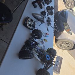 Rc R/c Remote Control Nitro Car Controllers Helicopter Bundle Lot