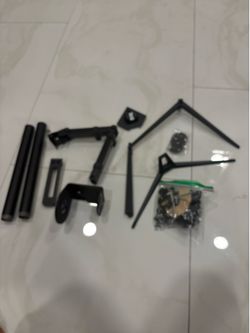 Monitor Arm / Desk Mount Parts & Hardware Bundle (Incomplete)