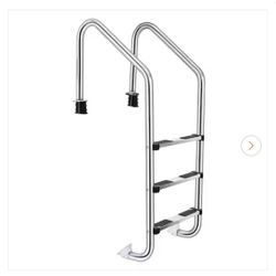 three Step Stainless Steel Pool Ladder