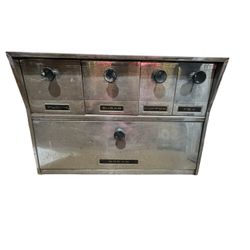 Vintage Kristine Special Chrome Canister Bread Box, Coffee, Tea, Sugar, Flour