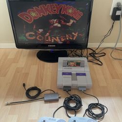 Super Nintendo SNES Console Bundle