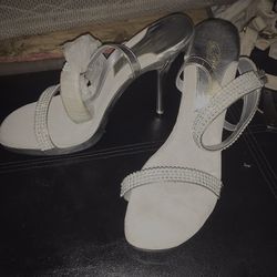 Centerfolds Diamond Strapped Heels