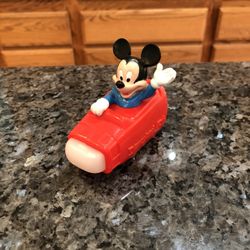 Vintage Disneyland Mickey Mouse 40th Anniversary Space Mountain Ride Viewer Toy.  Some minor paint wear on left hand fingers.  Preowned.  Has been on 