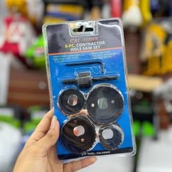 CAL-HAWK 6-PC CONTRACTOR HOLE SAW SET