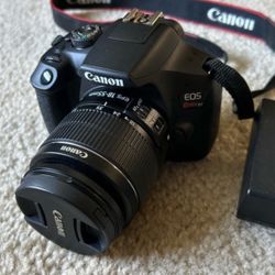 Canon Rebel T7 2 Lenses