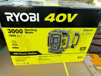 RYOBI
40V 1800-Watt Portable Battery Inverter Power Station and 4-Port Charger (Tool Only