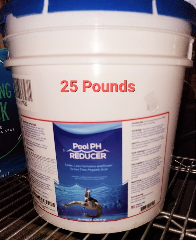 25 lb Pail Swimming Pool PH Reducer