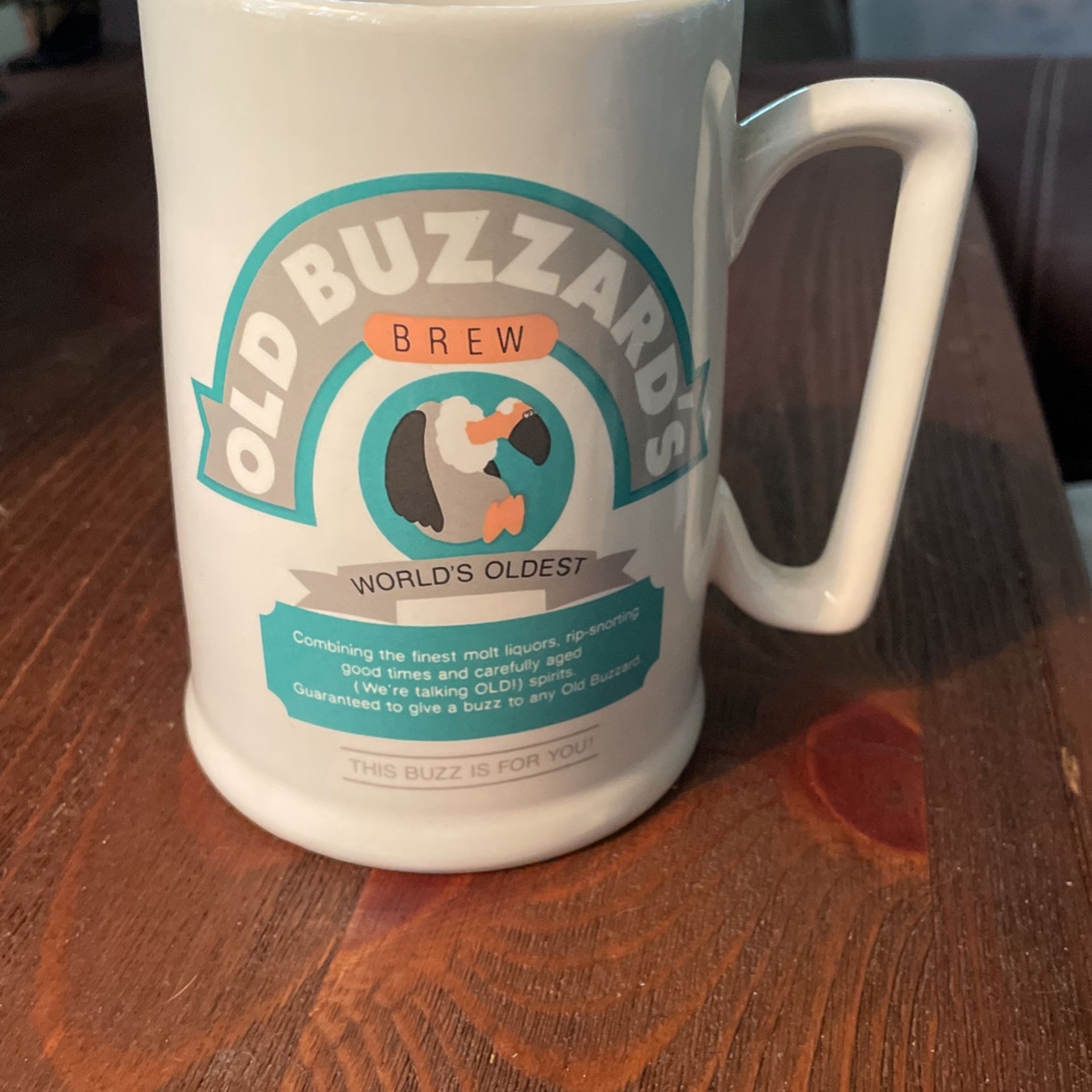 Hallmark Party Express Old Buzzards Brew Beer Mug