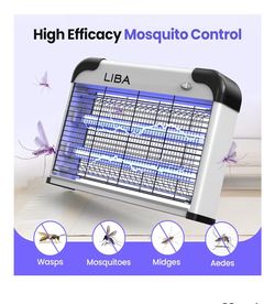 LiBa Electric Bug Zapper, Indoor Insect Killer - Fly, Mosquito Killer and Repellent all bugs - Lightweight, Powerful 2800V Grid, Easy-to-Clean, with a