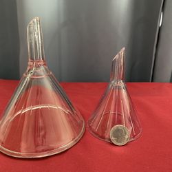 Antique Apothecary Funnels - Glass