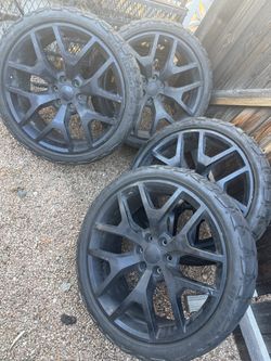 24s Black Rims