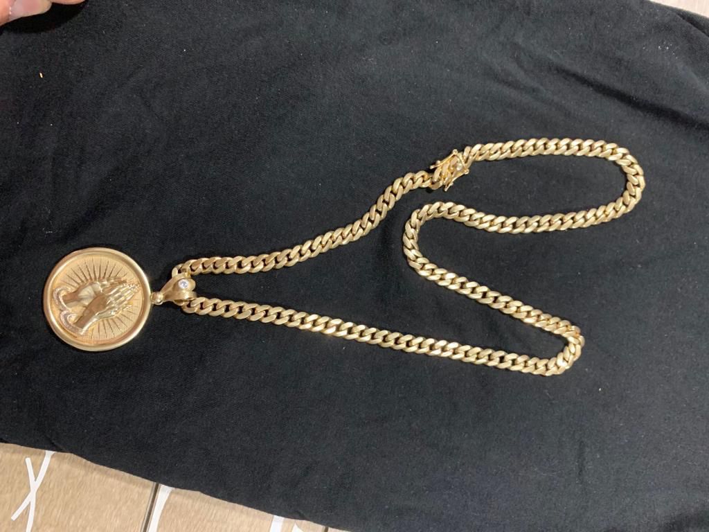 10k real solid gold Cuban link