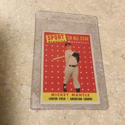 Baseball Cards #487 Mickey Mantle