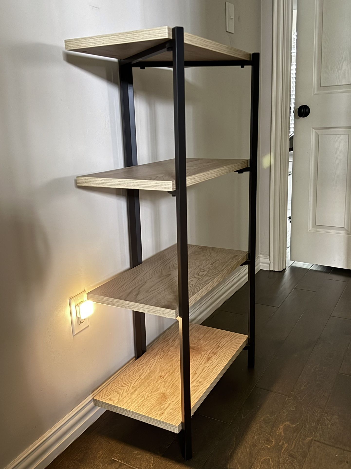 Small Book Shelf Industrial Style Storage 22.5” X 11.25” X 43.5”