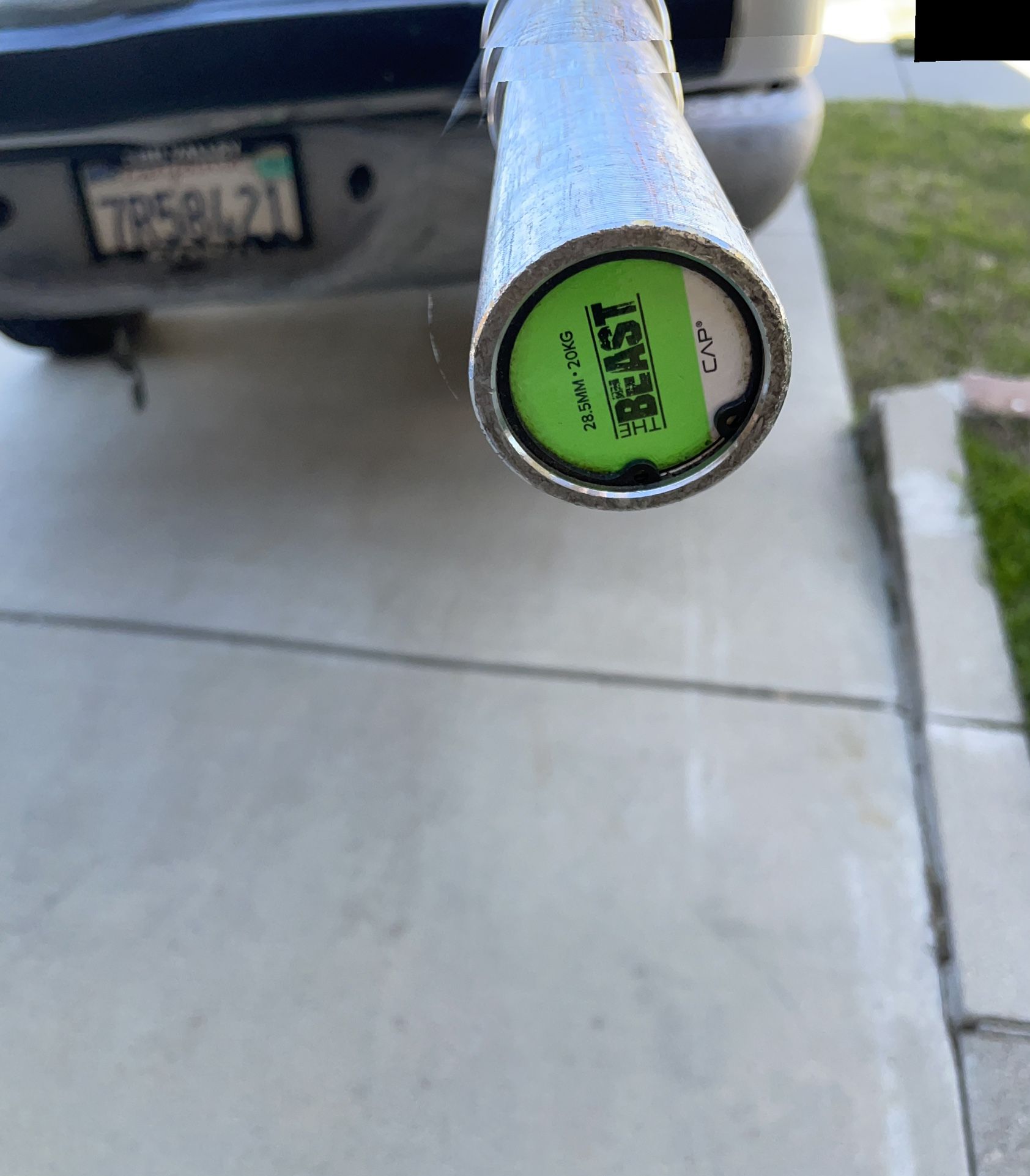 CAP Olympic Barbell OB-86B Beast 7' Weight Steel Bar 7 Foot Gym Home Workout