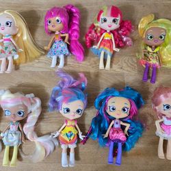 Shopkins Doll Bundle 5"(8)
