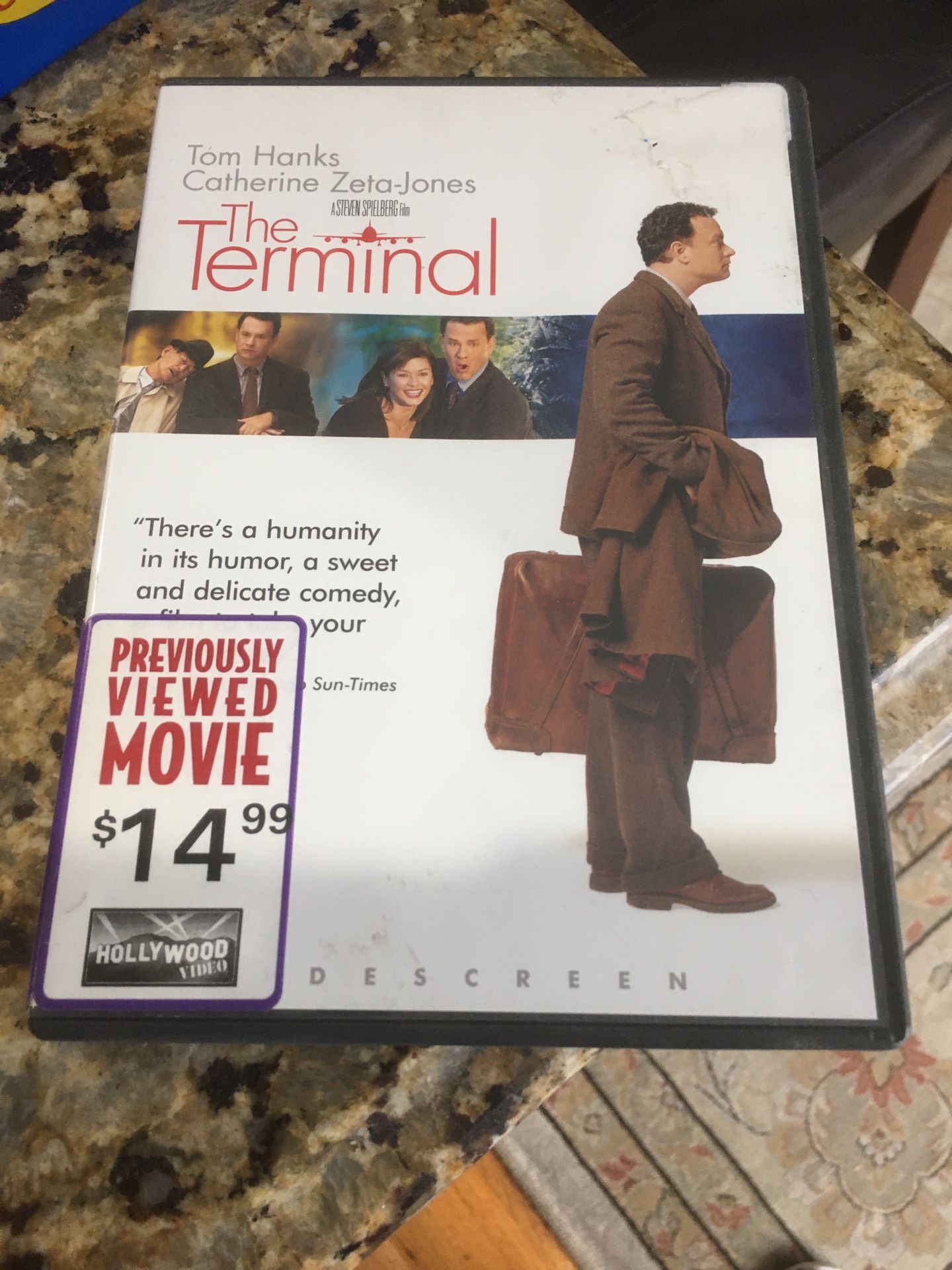 The Terminal (DVD, 2004, Widescreen) Tom Hanks, Catherine Zeta-Jones
