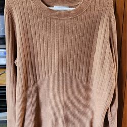 XL WOMANS LIZ CLAIBORNE BUTTON ACCENT SWEATER