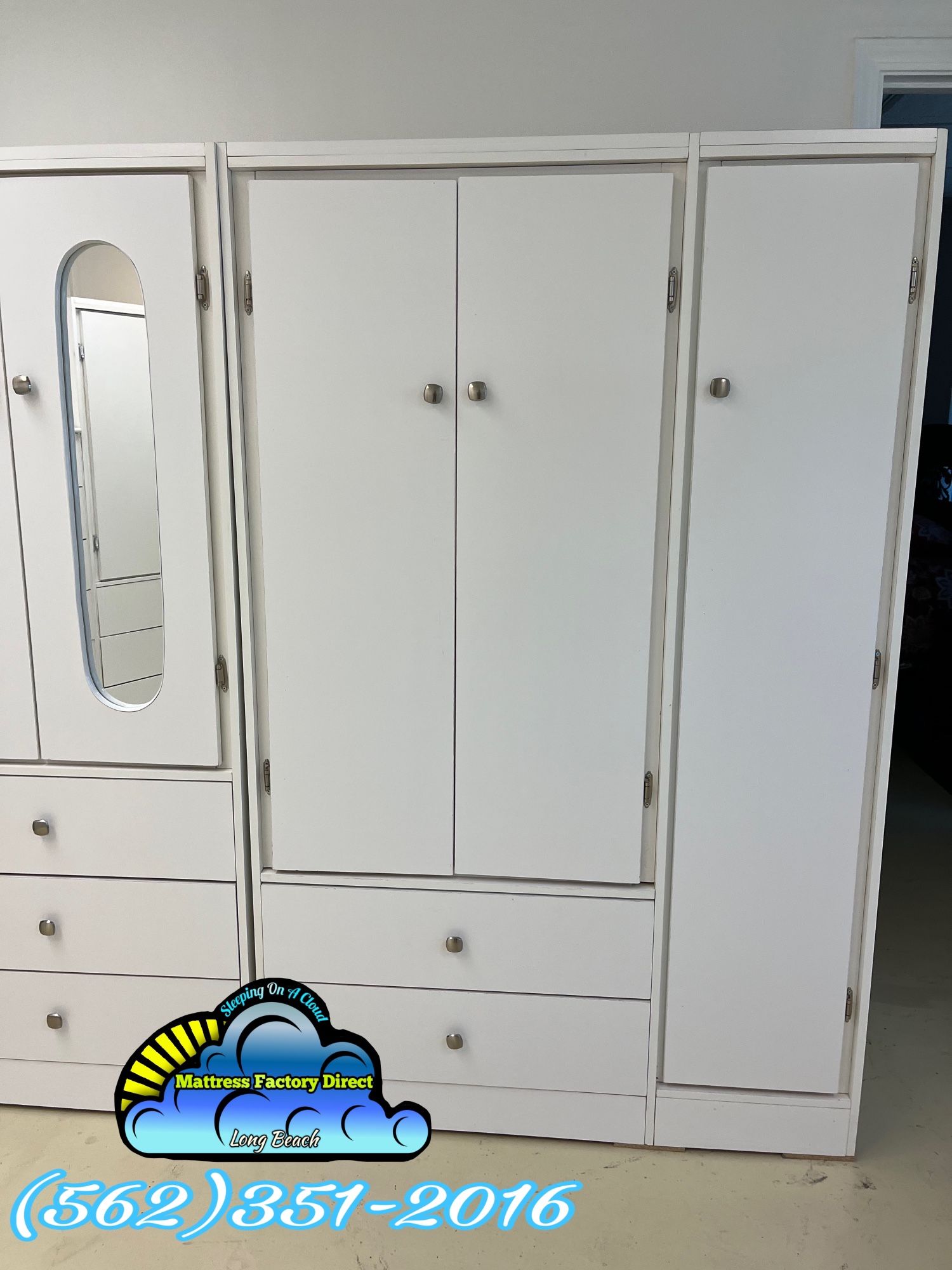 White Spacious Extra Storage Closet 🆕