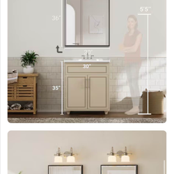 Alloy frame mirror 40.6x32.2x3