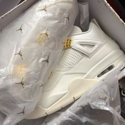 Jordan Metallic Gold 4s