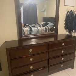 Large Dresser With Mirror