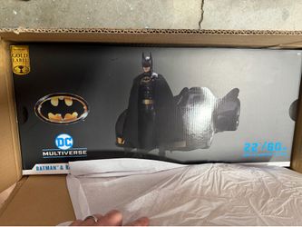 mcfarlane keaton batman and batmobile