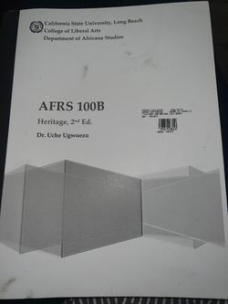 African American Studies Book 100B