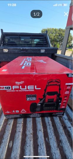 Milwaukee battery operated lawnmower