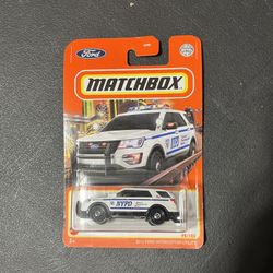 NYPD Police Car Matchbox