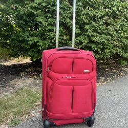 Red Samsonite, Carry-On Roller Bag