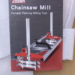 Zozen Chainsaw Mill with Lumber Guide Brackets, Portable Sawmill Kit - Can be Assembled into 3 sizes for Independent Use, Suitable for 14-36" Planking