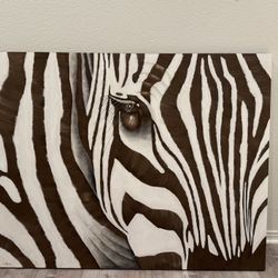 Z Gallerie Zebra Wall Art – Oversized Modern Canvas