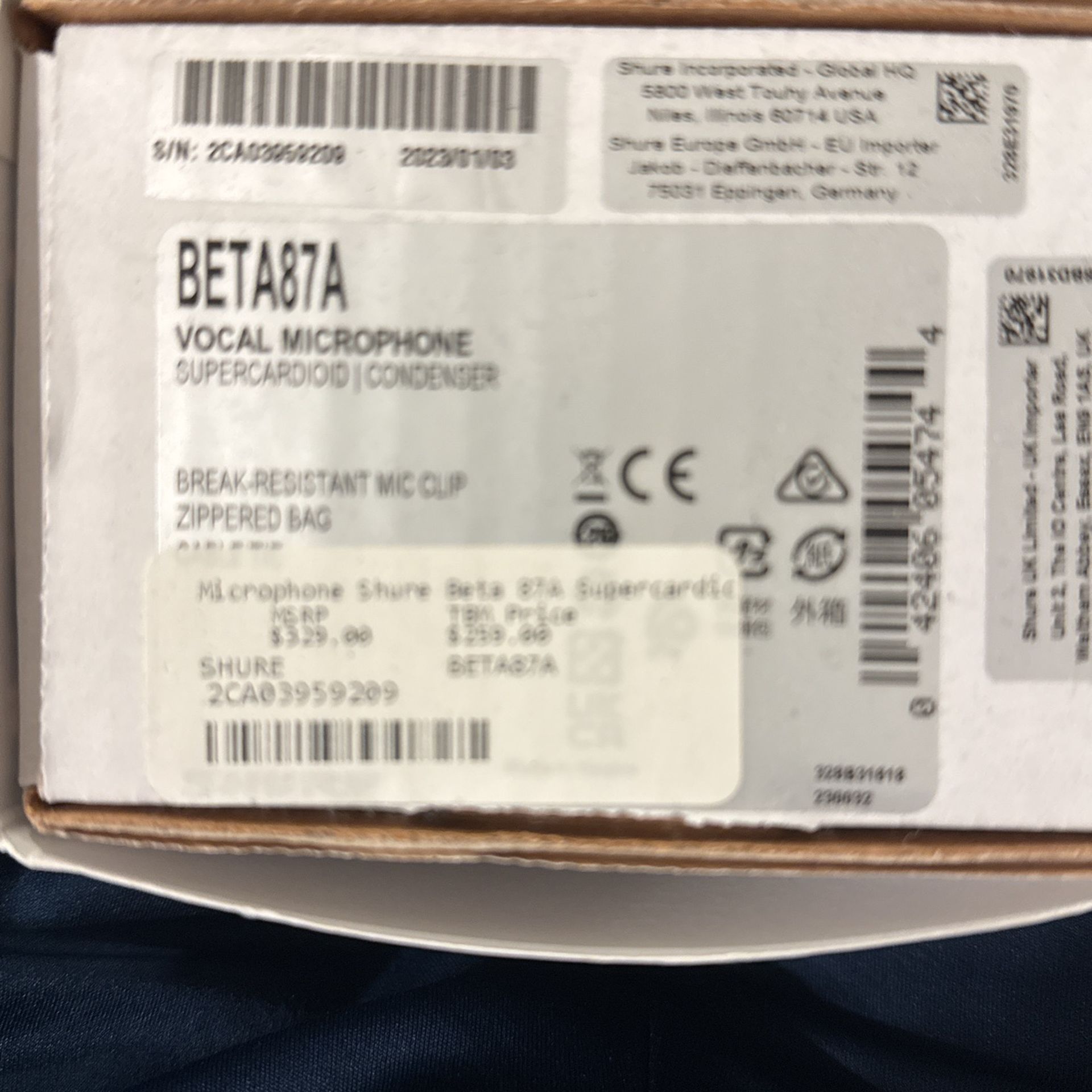 SHURE BETA 87A
