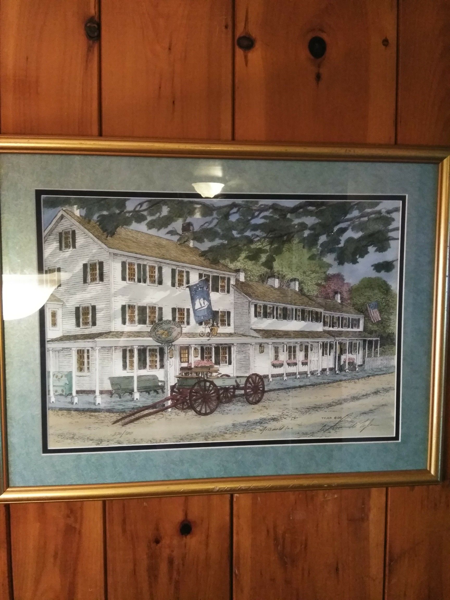 Diana Wythe Tyler "Griswold Inn" signed and numbered