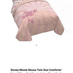 Minnie Mouse Twin Comforter Set