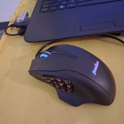 Perixx MX-3100 MMO Gaming Mouse 12 Thumb Buttons  RGB Lighting 