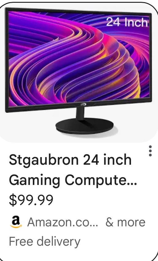 STG 24inch Gaming Monitor