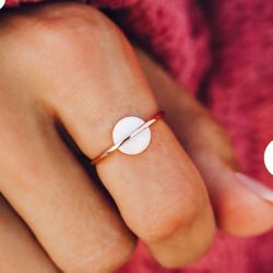Pura Vida Opal & Rose Gold Saturn Ring