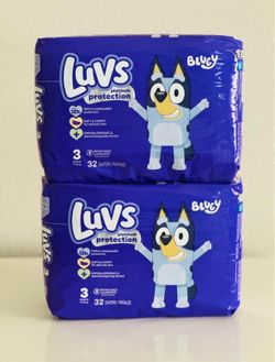 New Luvs Platinum Protection Diapers Size 3 (32ct)