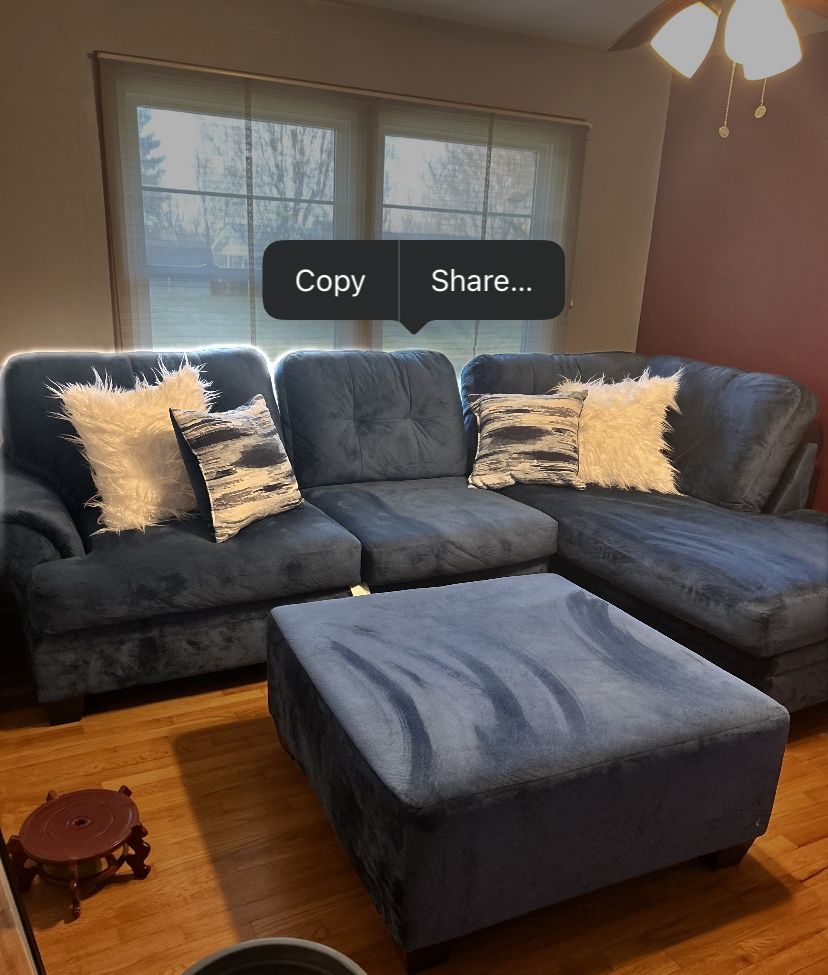 Blue Sectional 