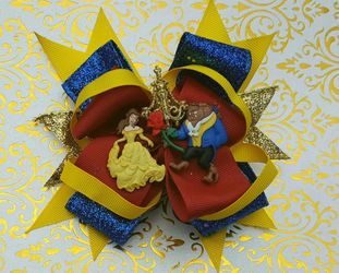 Beauty and the Beast hairbow