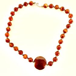 Vintage Agate Necklace 