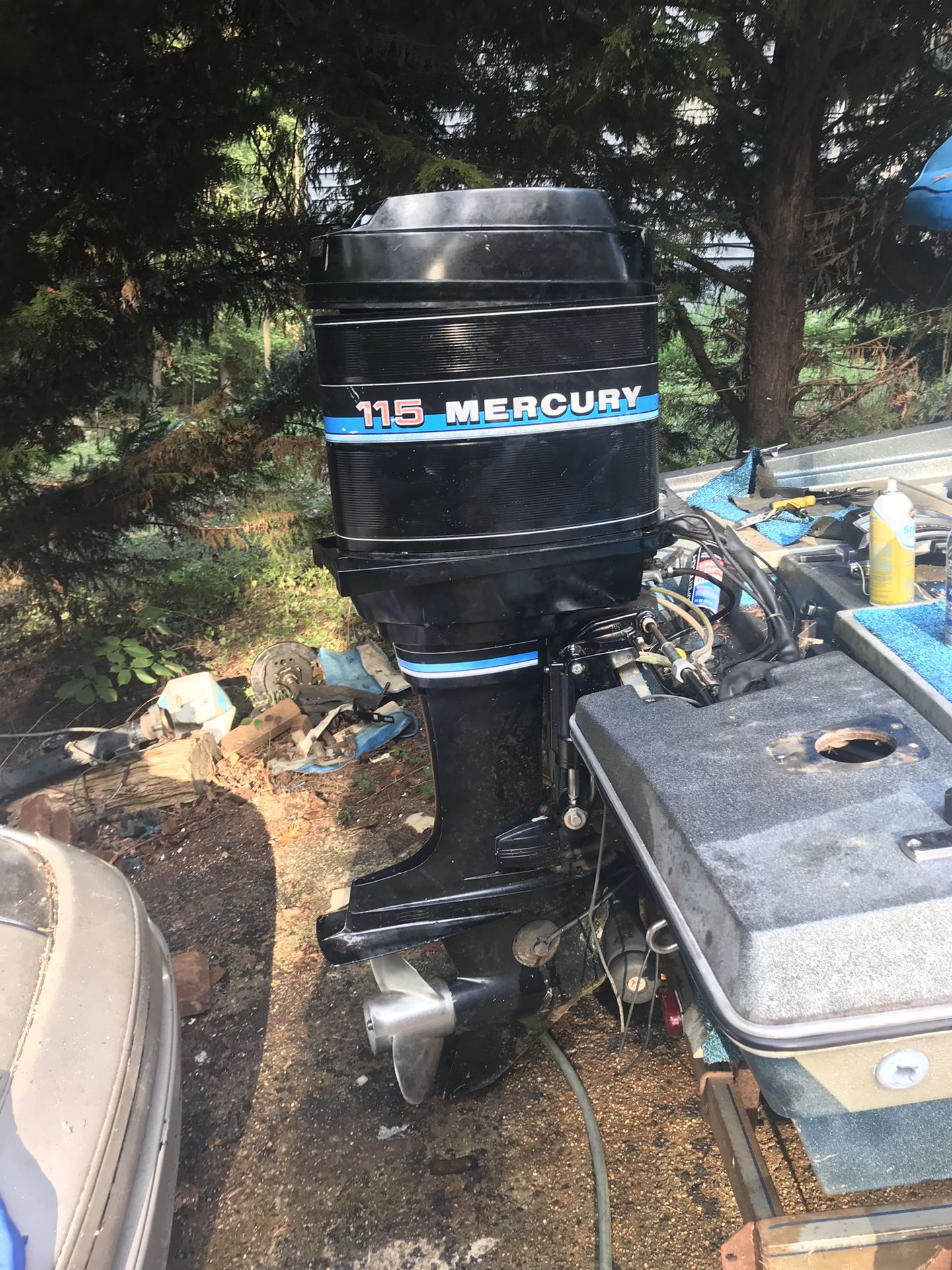Boat motor Mercury tower of power 115 hp