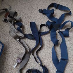 3 Pair Mens Suspenders New $5 Lot